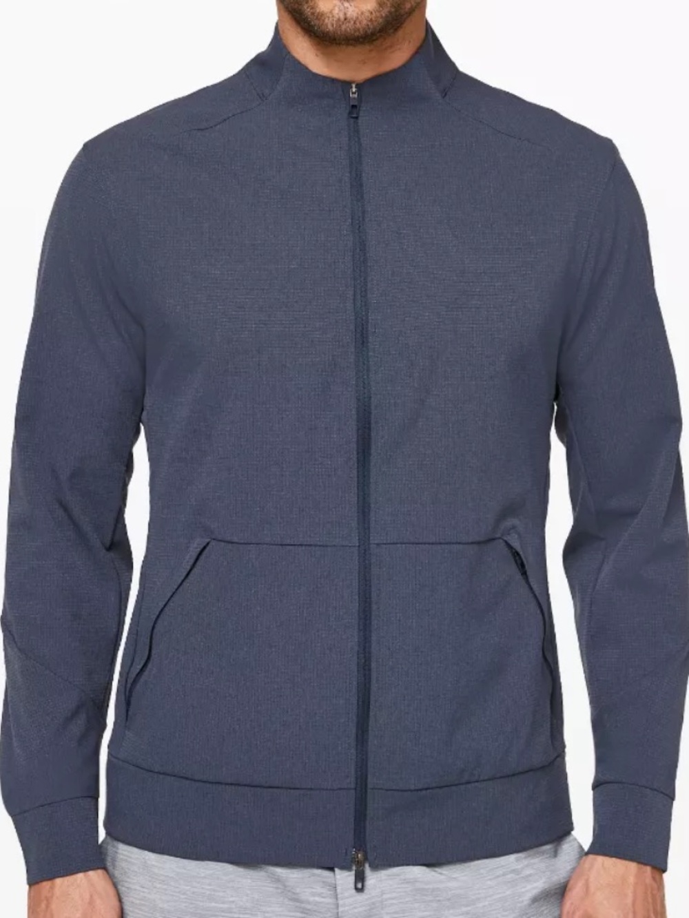 lululemon athletica Men's Lightweight Full-Zip Jacket - Navy